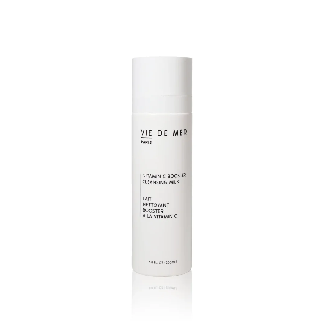 vitamin c booster cleansing milk high end cleanser